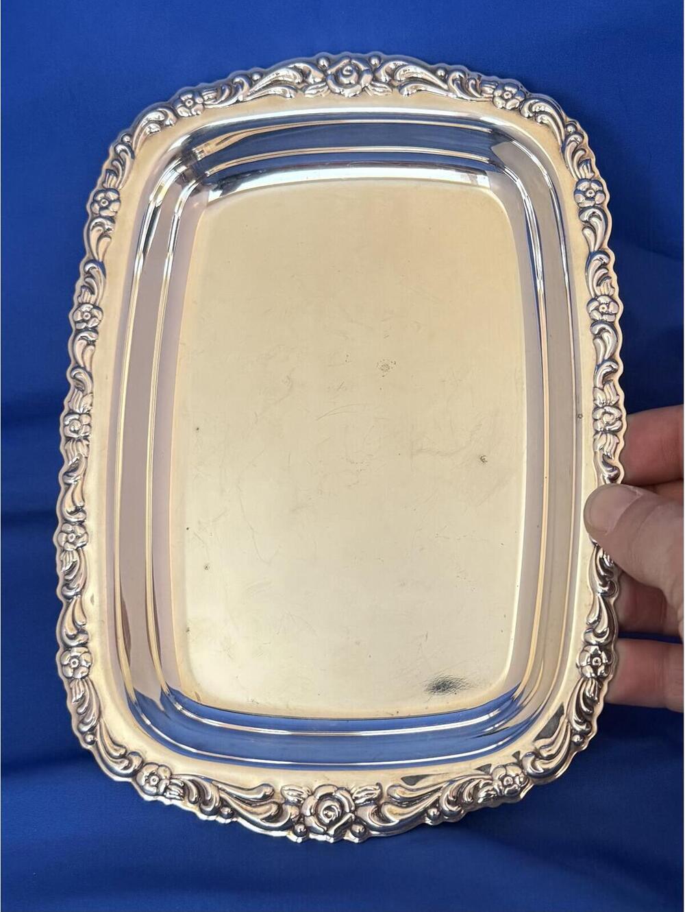Oneida Vintage Silver Plate Royal Provincial Rectangle Relish Tray